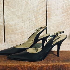 Nine West black leather  shoe